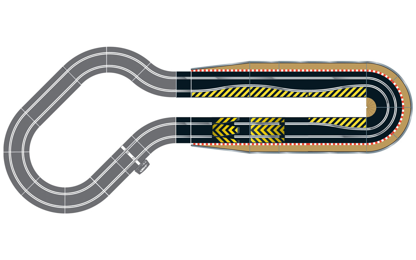 Scalextric C8514 Ultimate Track-Erweiterungspaket ( Verpackung leicht beschädigt )